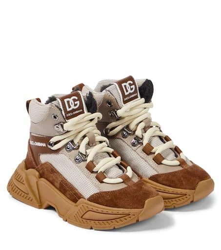 Dolce & Gabbana Airmaster suede and mesh sneakers 1