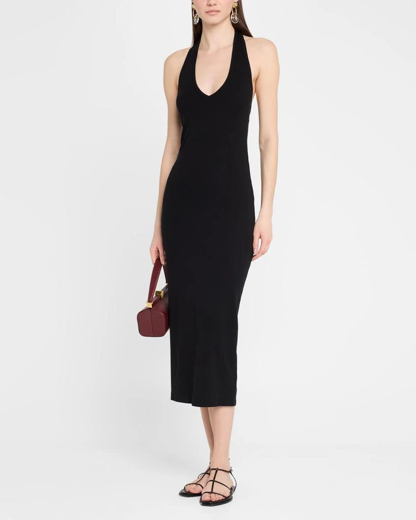 Nili Lotan Stevie Halter Midi Dress 2