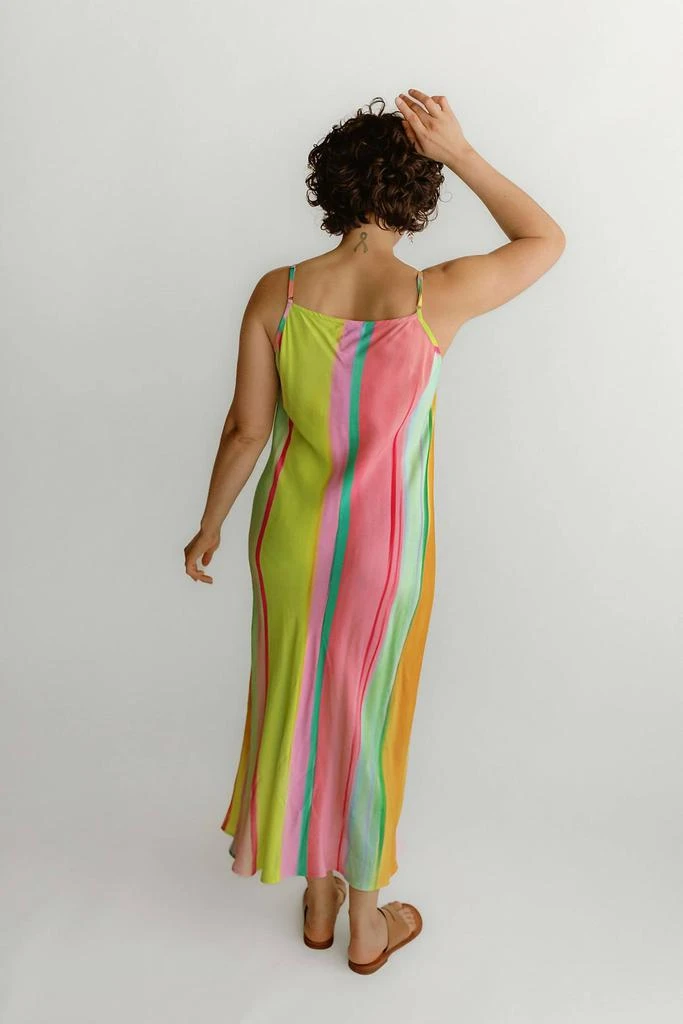 Frnch Cika Diagonal Rainbow Dress – On Sale Now with Up to 49