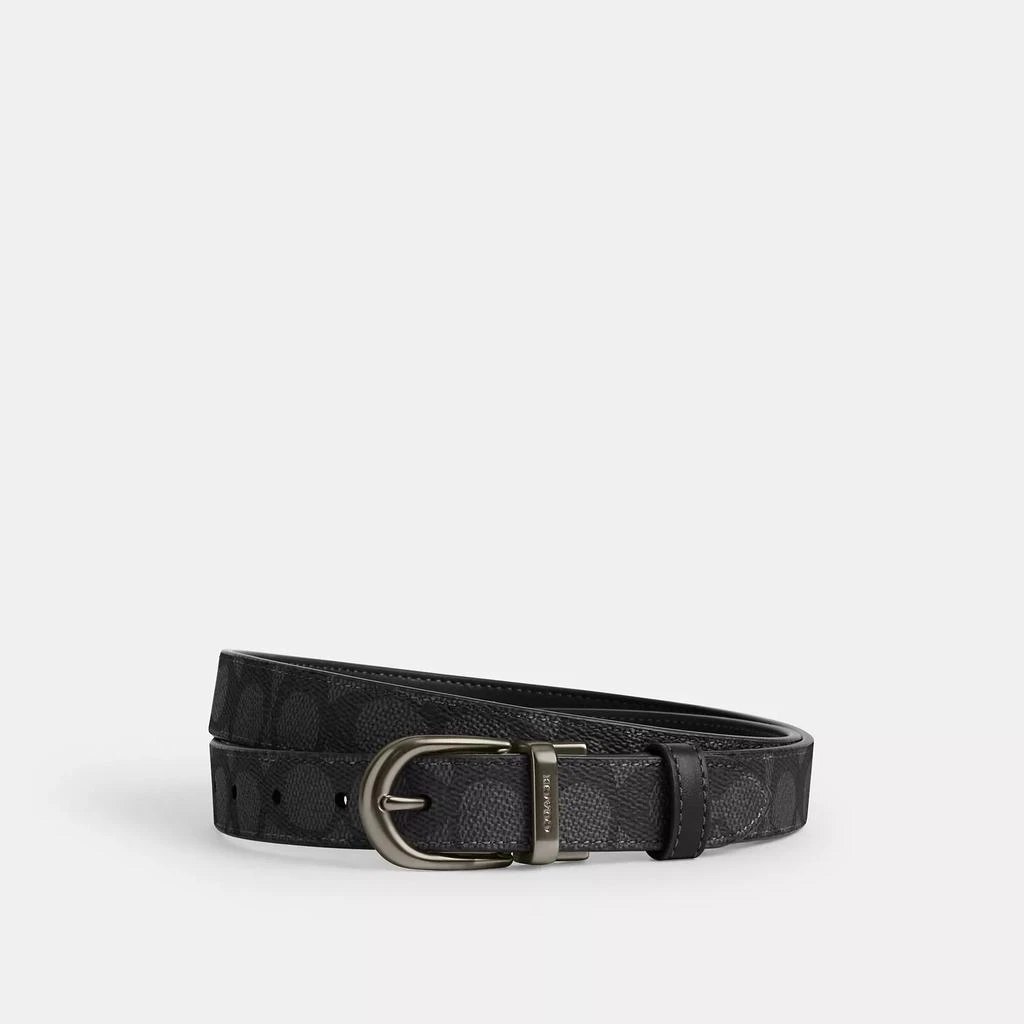 Coach Harness Buckle Cut To Size Reversible Belt, 25 Mm 3
