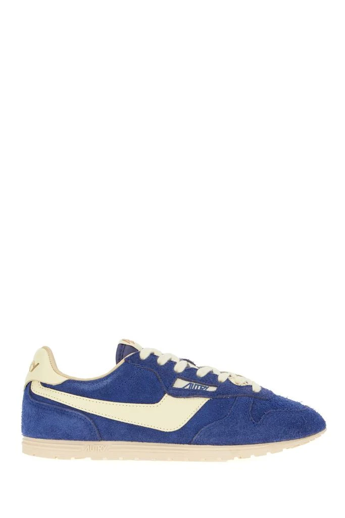 Autry Blue Suede Windspin Sneakers 1
