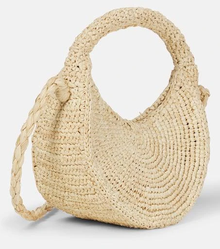 Bonpoint Loulou raffia shoulder bag 3
