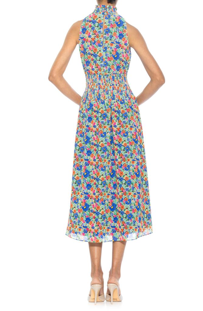 ALEXIA ADMOR Landry Sleeveless Fit & Flare Midi Dress
