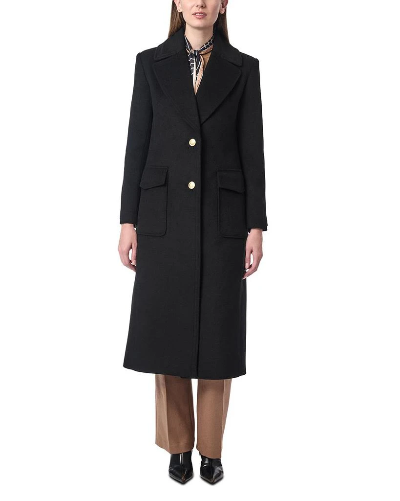 Bernardo Classic tailored Wool Melton Coat 6