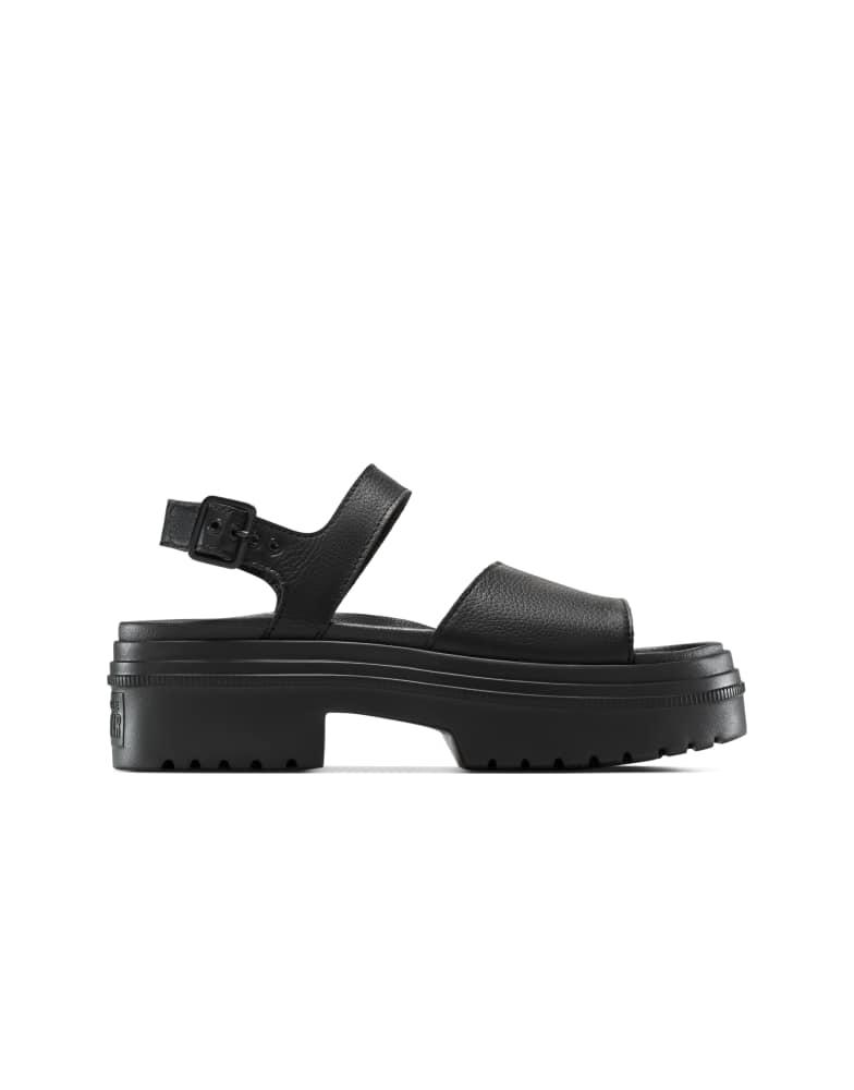 Converse Converse Converse chuck taylor all star lugged heel sandal in black/black/black