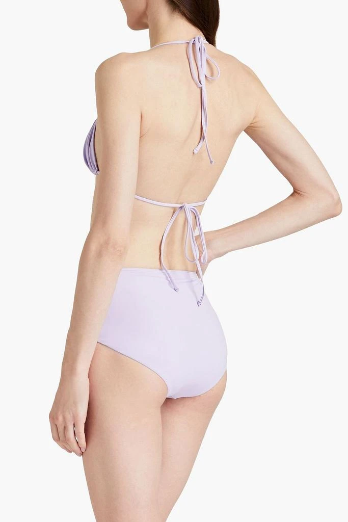 Christopher Esber Odessa ruched high-rise bikini briefs 3