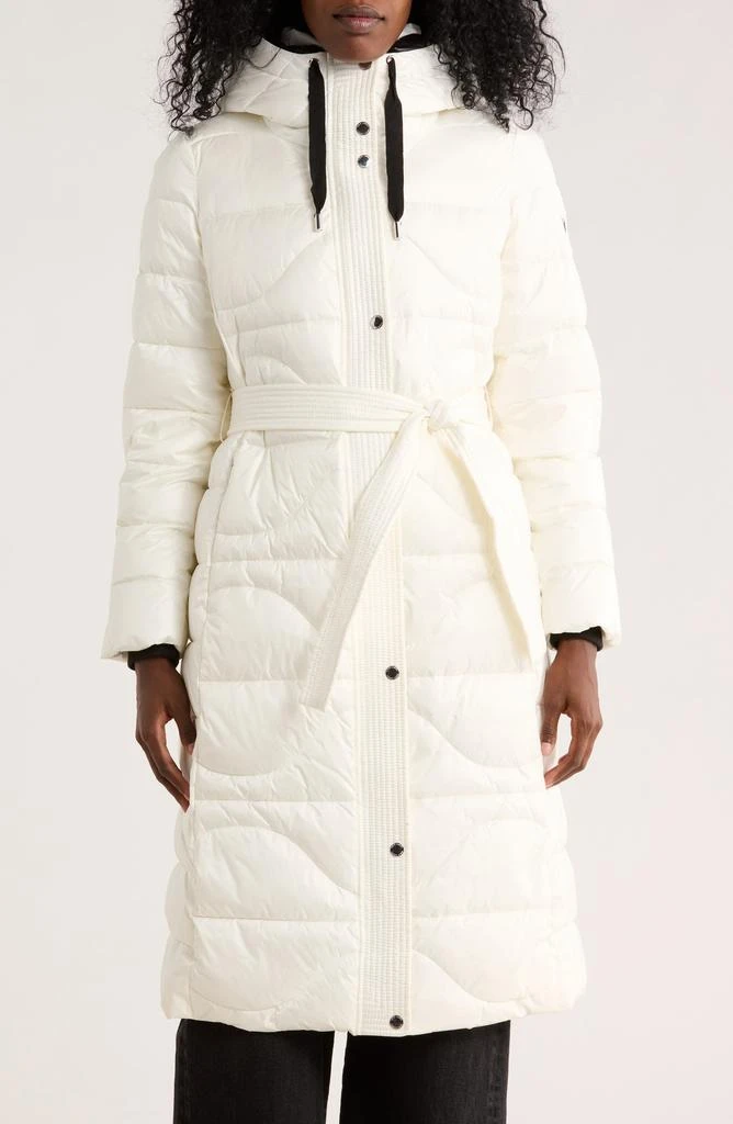Vince Camuto Belted Maxi Puffer Jacket