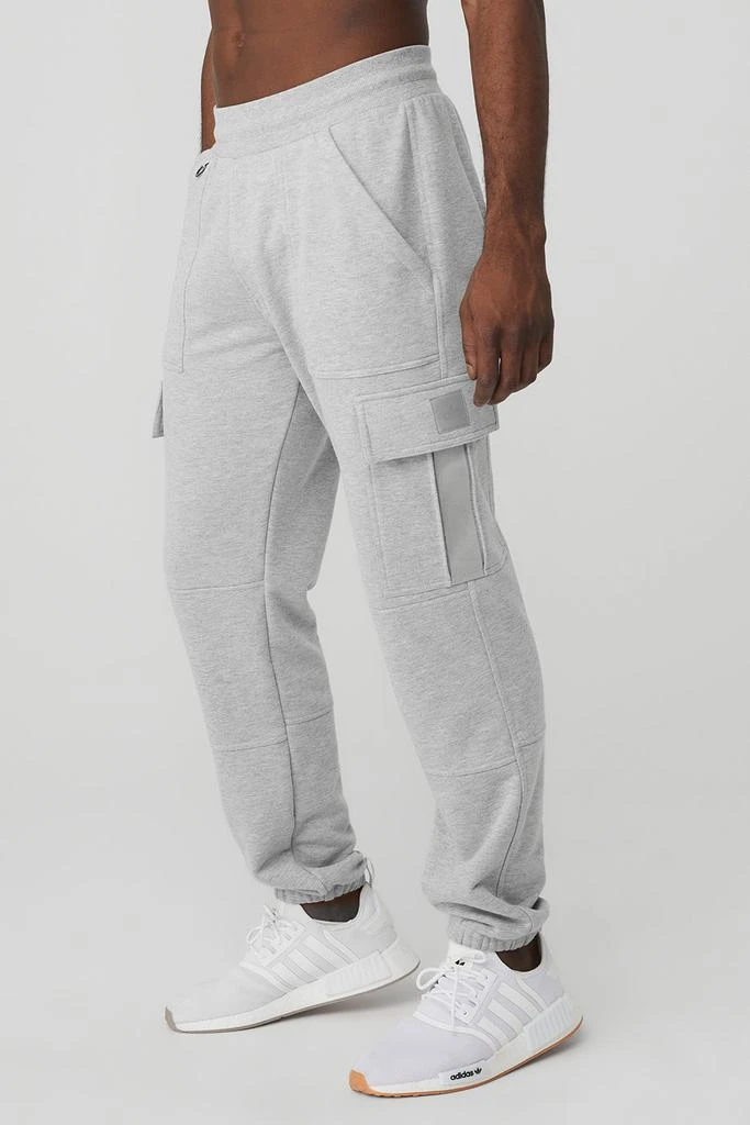 Alo Highline Cargo Sweatpant - Athletic Heather Grey 3
