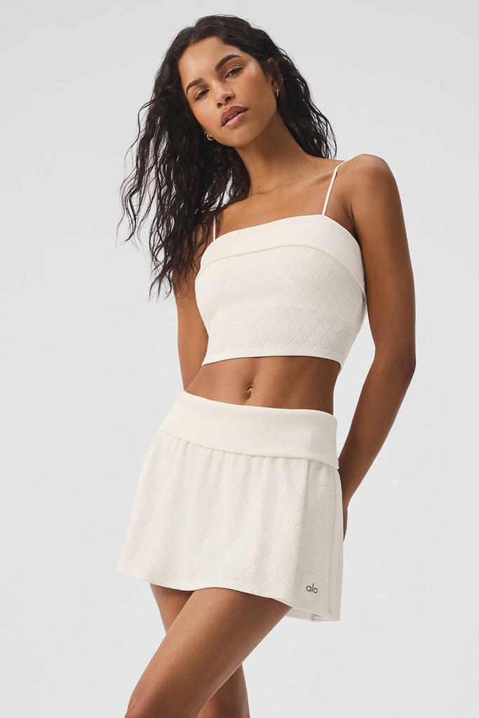 Alo Doubles Only Bra Tank - Ivory