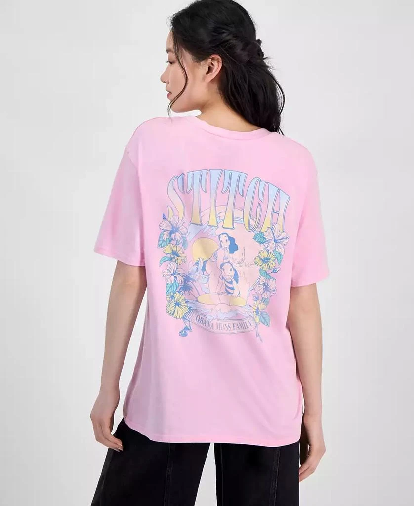 Disney Juniors' Stitch Ohana Surf Graphic T-Shirt 4