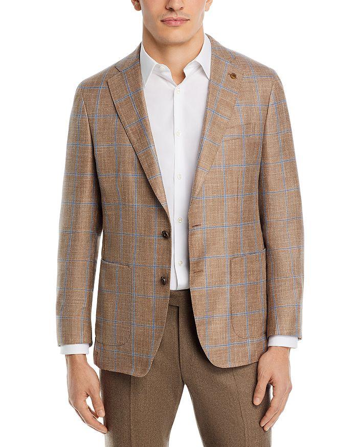Peter Millar Mason Windowpane Plaid Regular Fit Soft Sport Coat