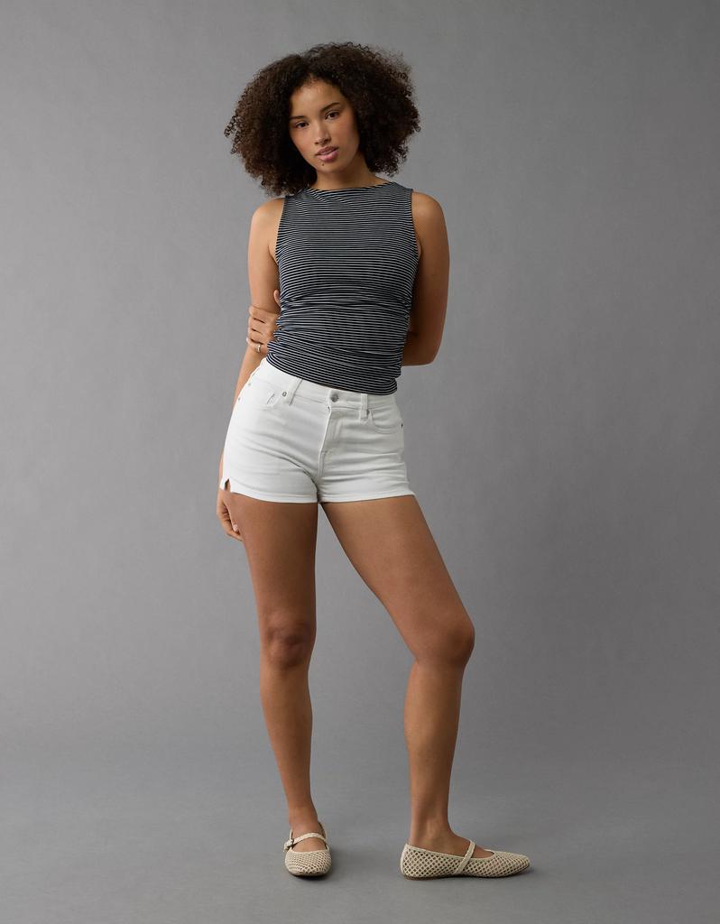 AE AE Next Level Curvy High-Waisted Denim Short Short