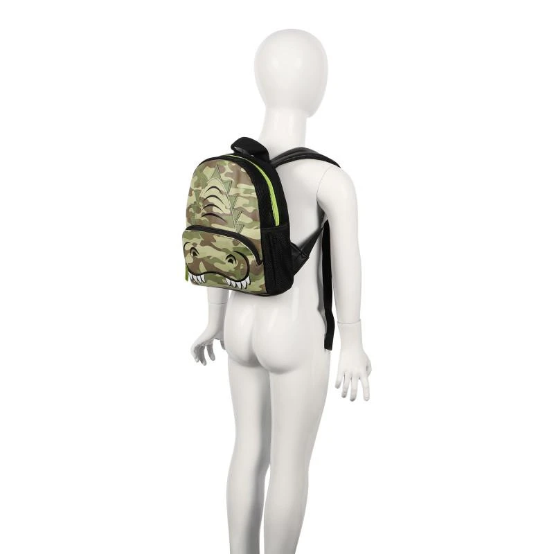 OMG! Accessories Gator camo mini backpack in olive 2