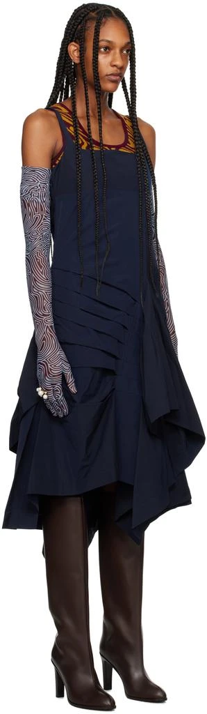 open lace back dress Kingsley Pleated Column Dress main image 0