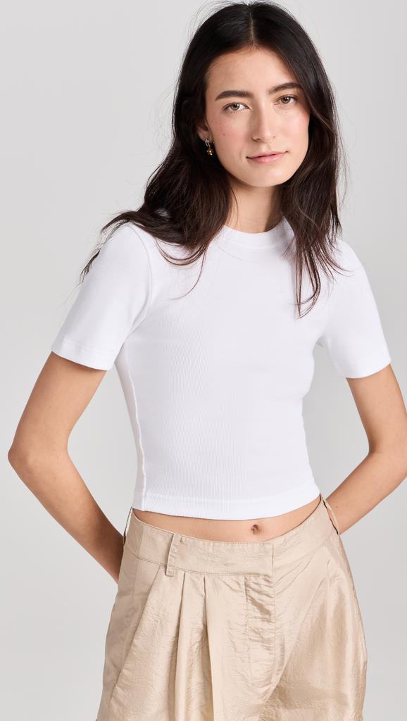 Tibi Cropped Baby Tee