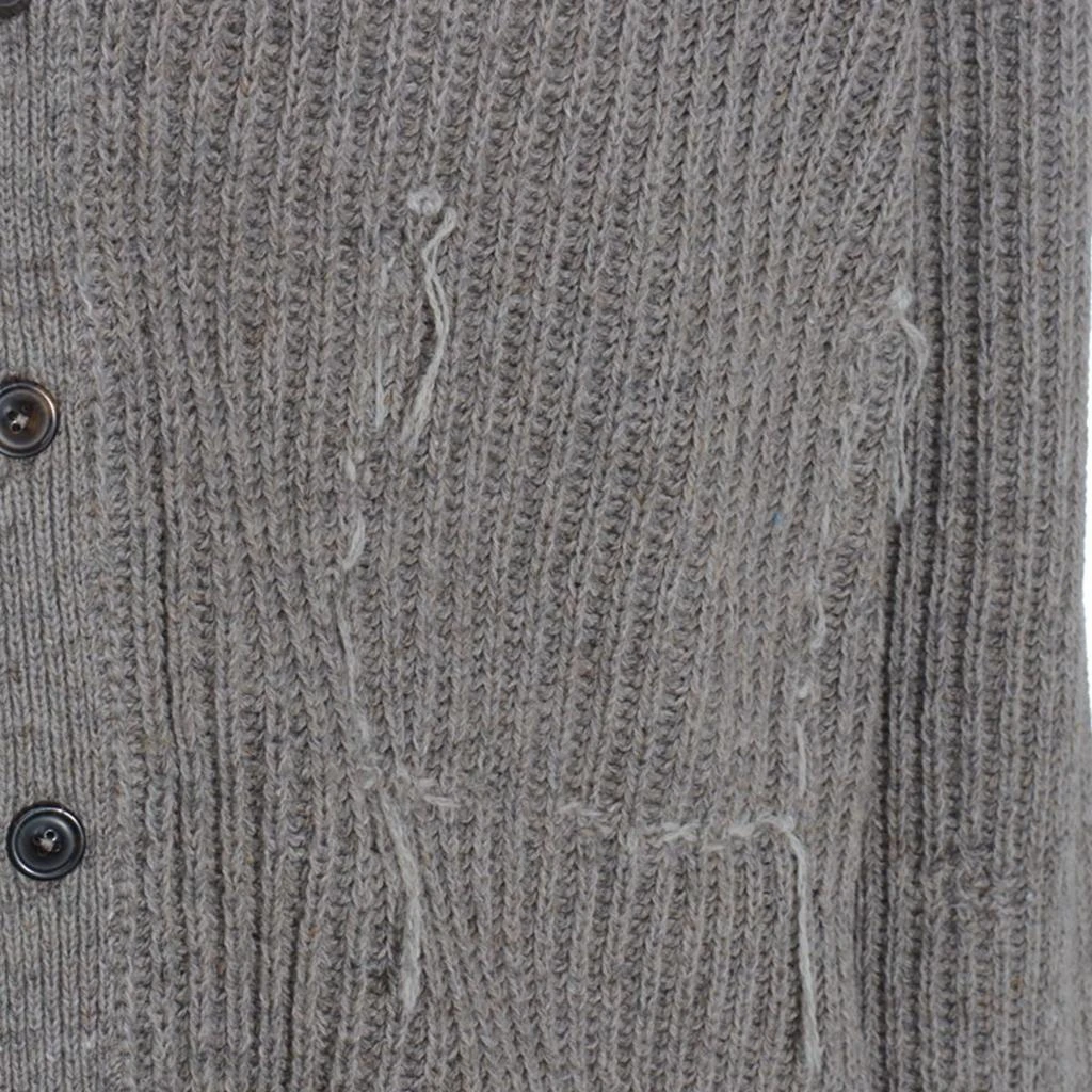 MAISON MARGIELA Maison Margiela Ribbed Buttoned Cardigan 3