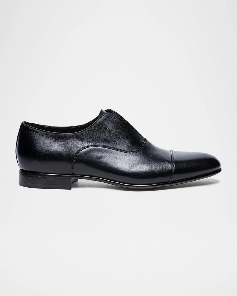 Santoni Men's Kenneth Cap-Toe Slip-On Derby Shoes 1