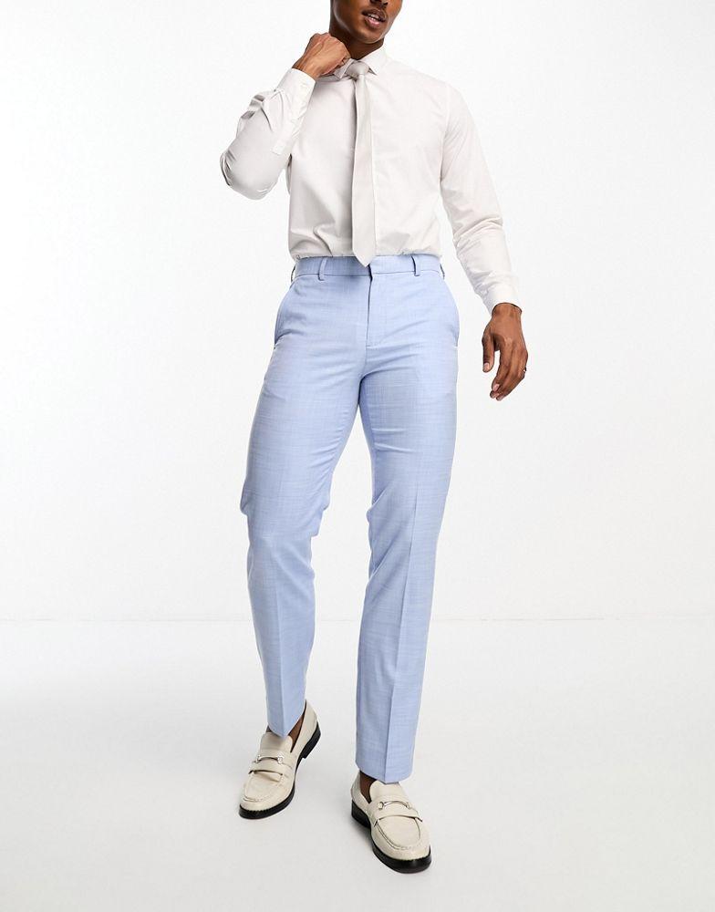 Ben Sherman Ben Sherman slim fit suit trousers in light blue