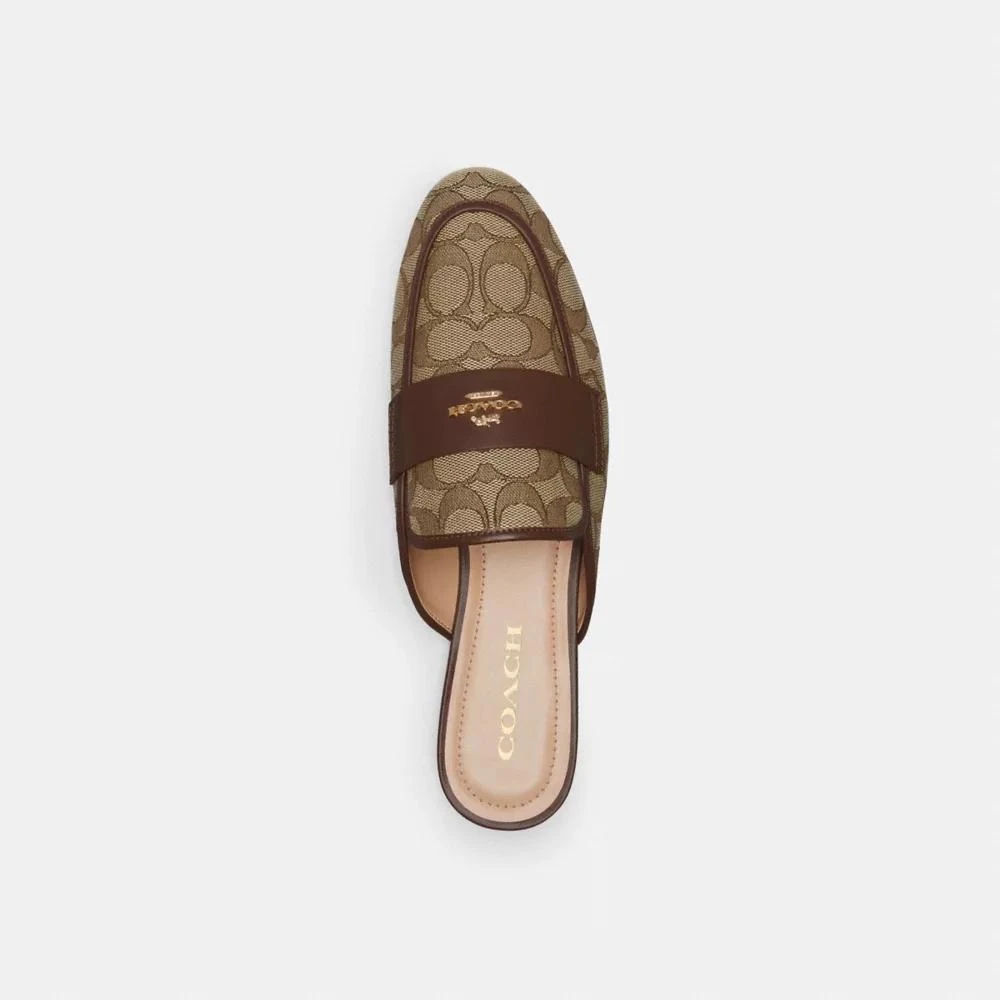 Coach Samie Slide In Signature Jacquard 3