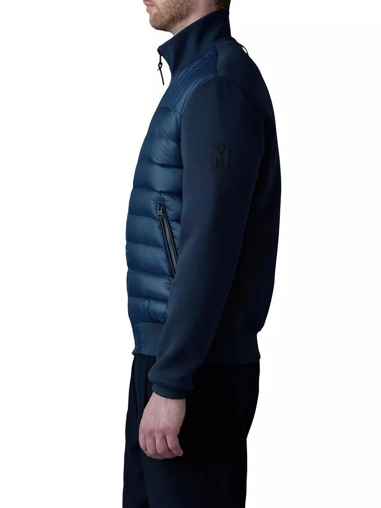 Mackage Collin Mixed-Media Bomber Jacket 4