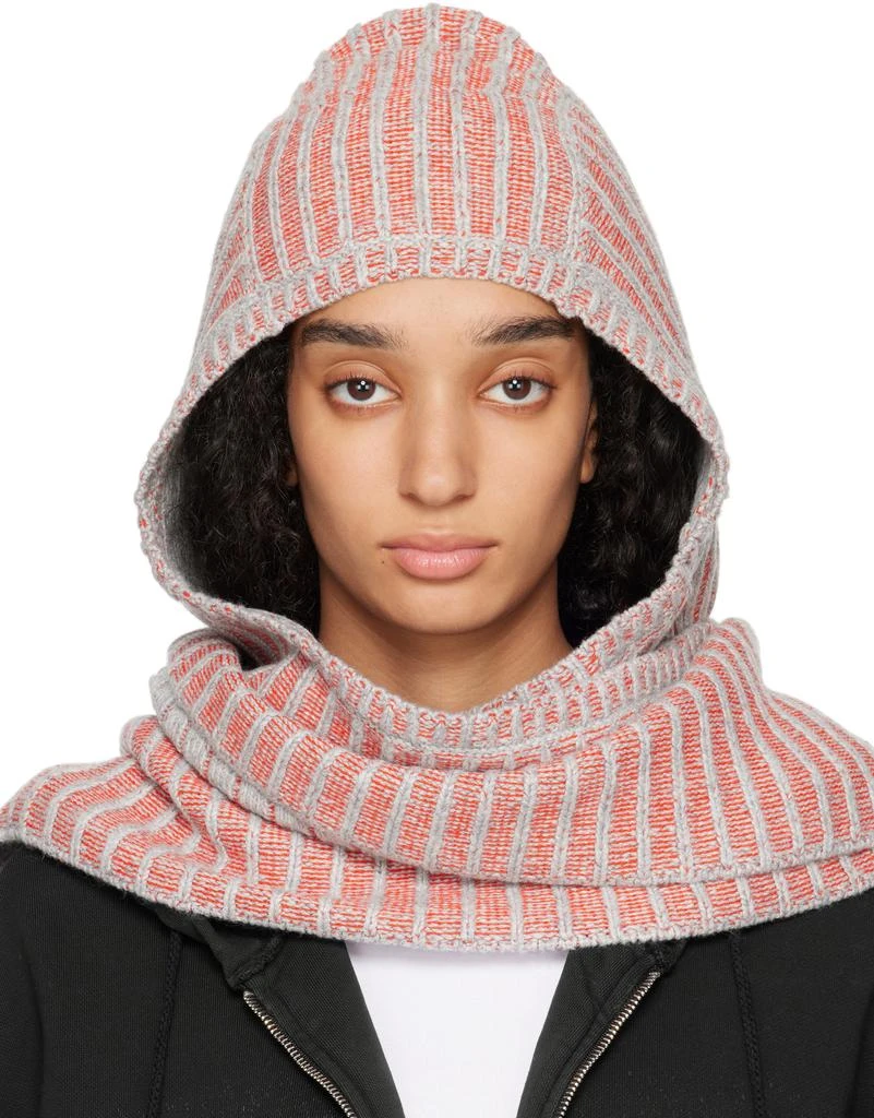 Eckhaus Latta Orange & Gray Poet Bonnet 1