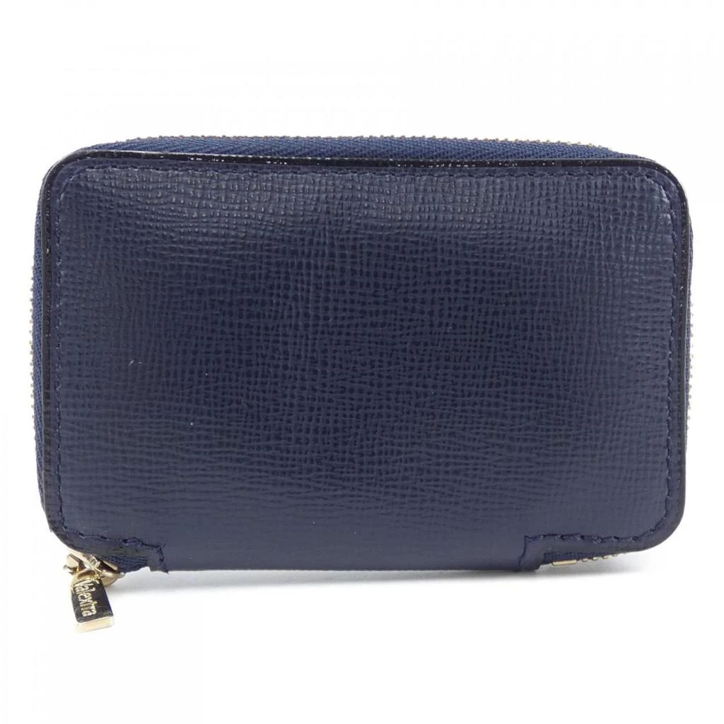 VALEXTRA Leather Coin Purse/Coin Case (Pre-Owned)