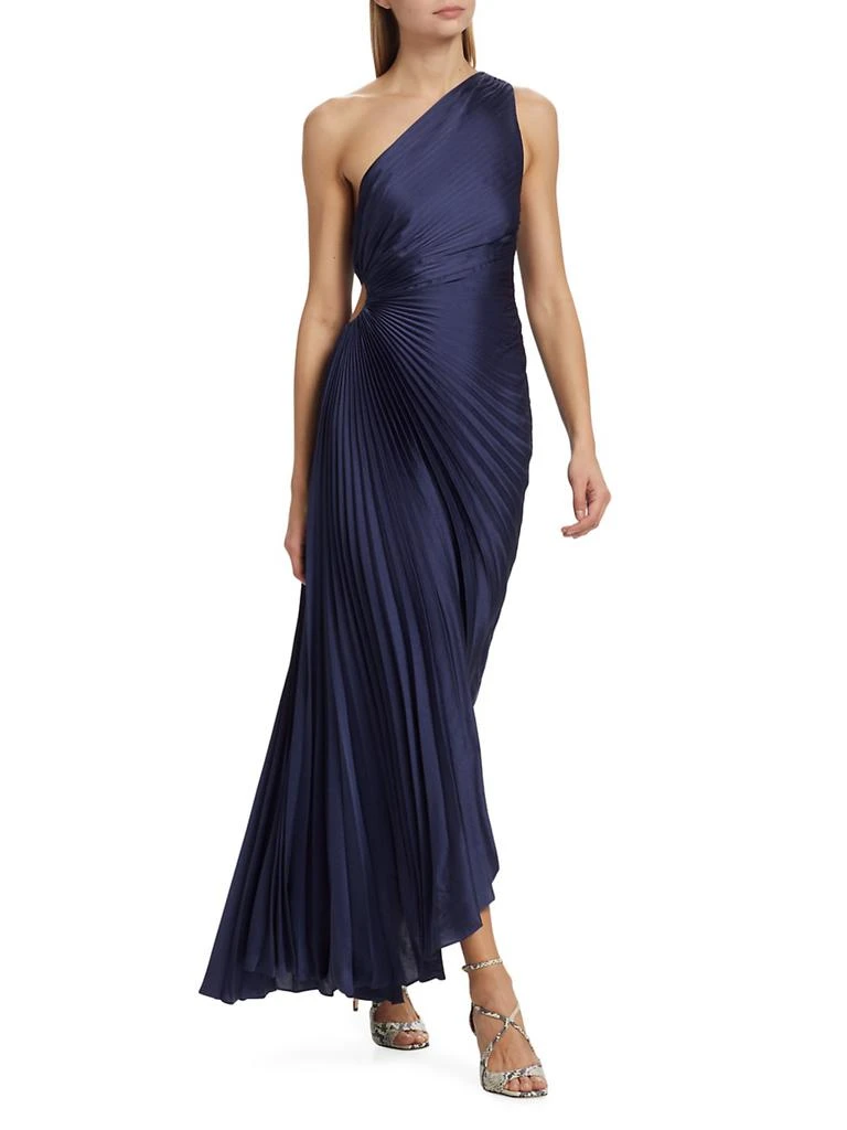A.L.C. Delfina Asymmetrical Pleated Dress 2