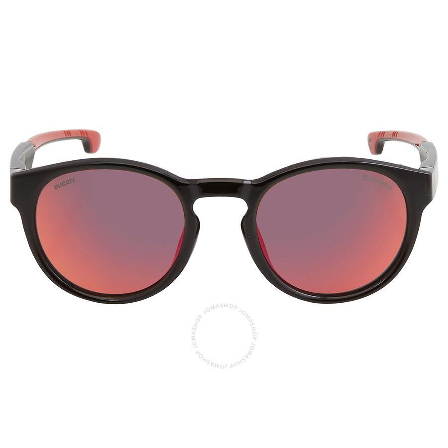 Carrera Red Mirror Oval Men's Sunglasses CARRERA DUCATI 012/S 0OIT/UZ 51