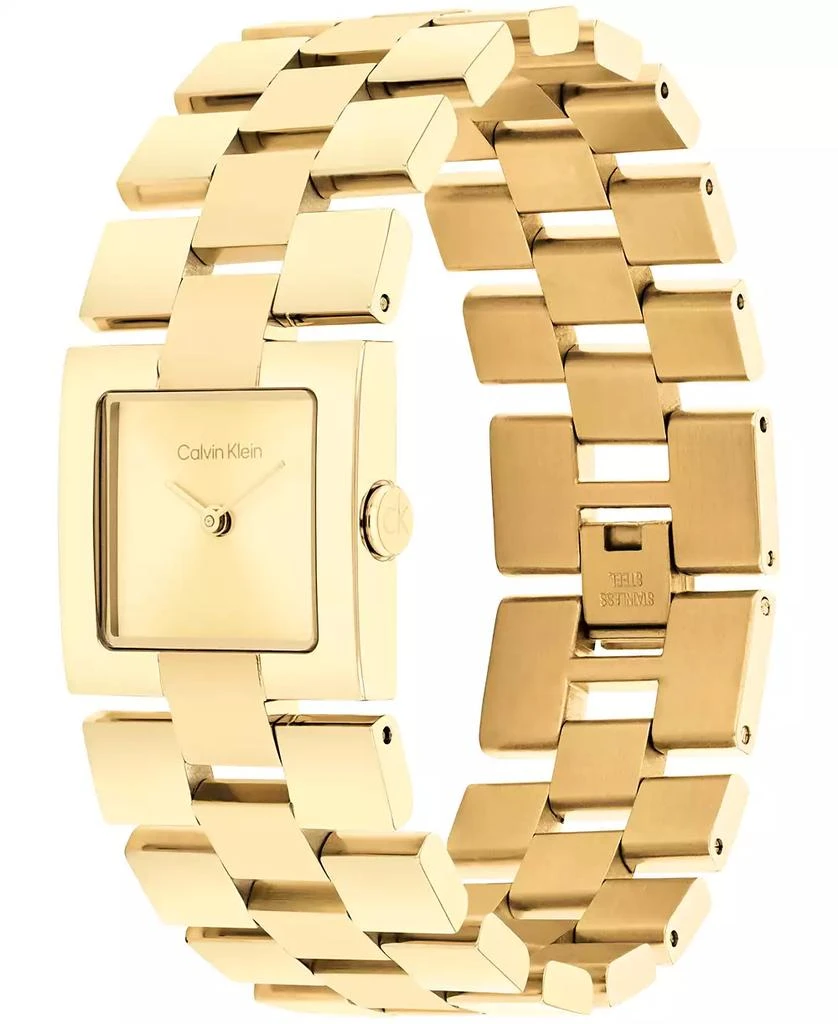 Calvin Klein Women's CK Meridian Gold Tone Stainless Steel Bracelet Watch, 22mm 2