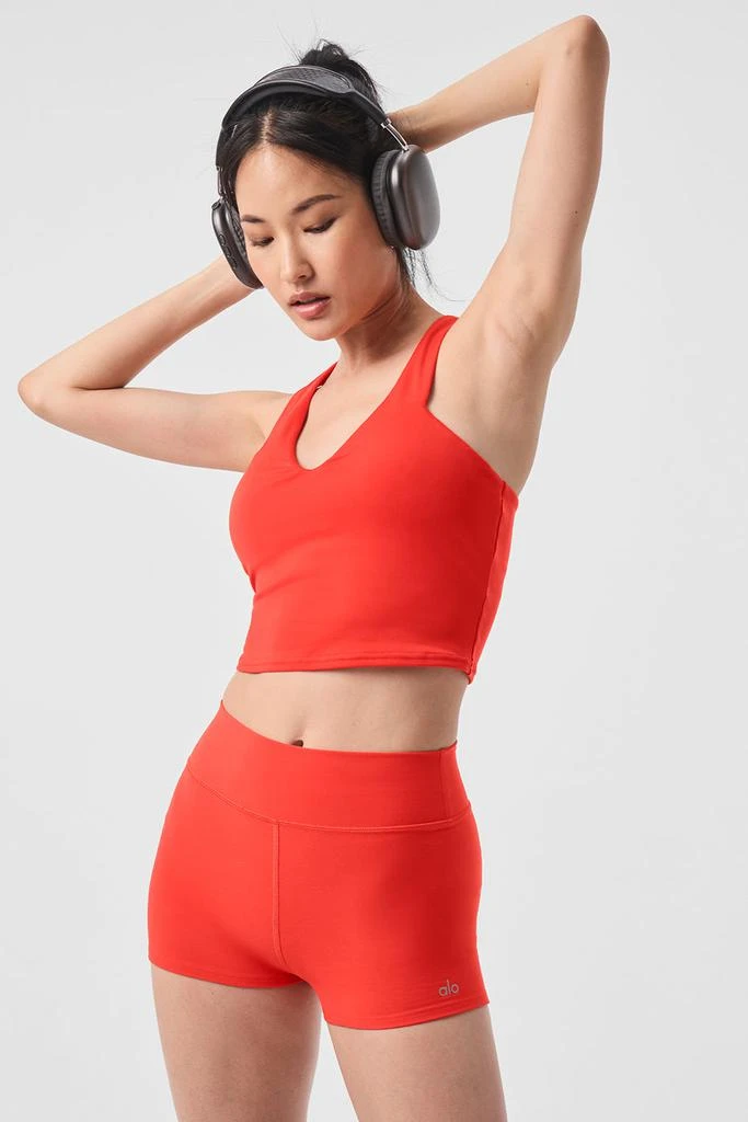 Alo Real Bra Tank - Red Hot Summer 1