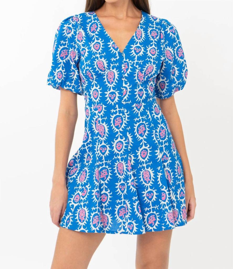 Adelyn Rae Adelyn Rae - Oslo Printed Mini Dress