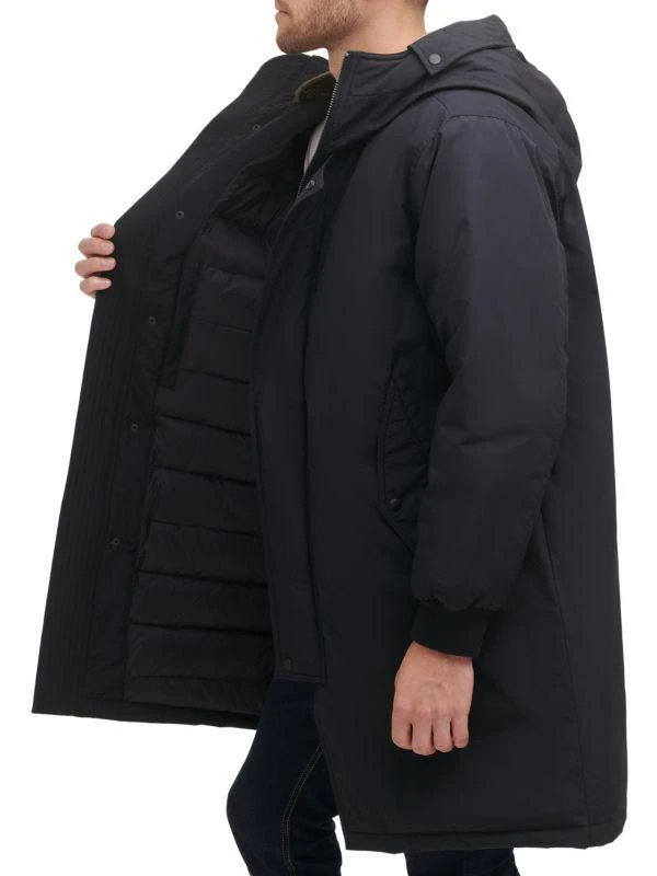 Cole Haan Heavy Tech Faux-Fur Hooded Parka 3
