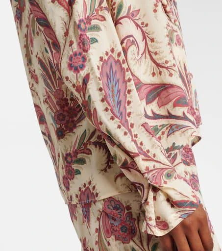 ETRO Printed ruffled blouse 5