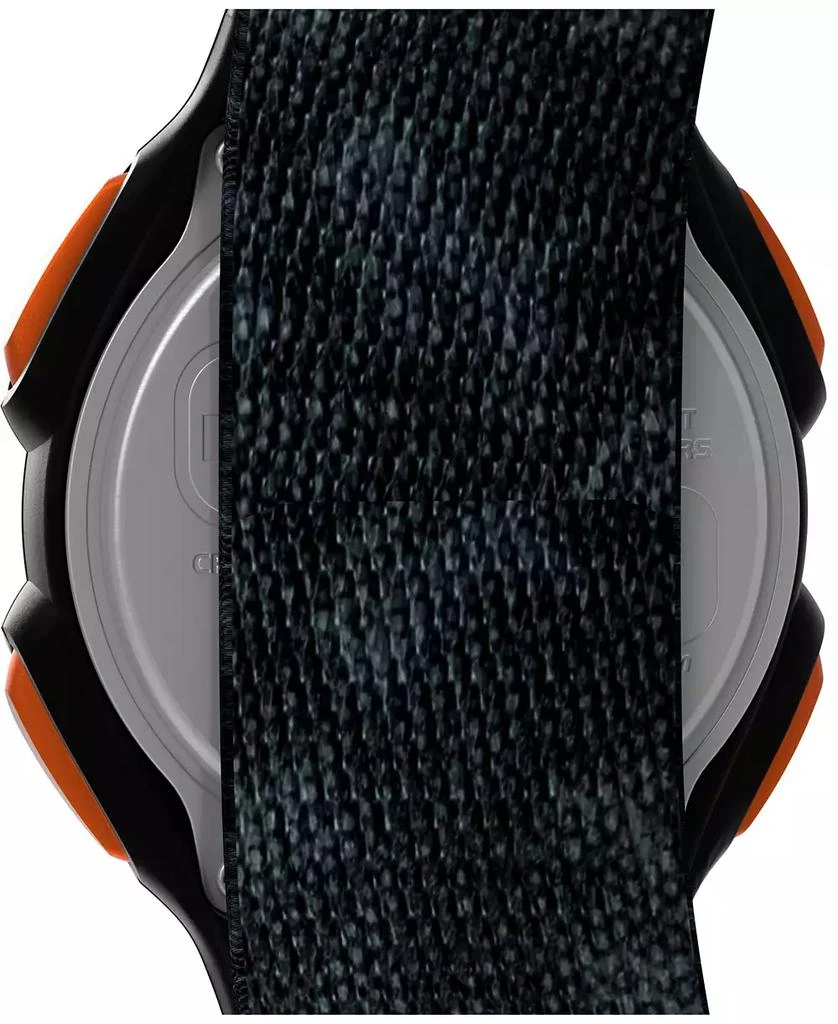 Timex Men's Quartz Digital Black Leather Watch, 38mm 5