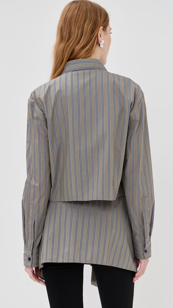 Christopher Esber Deconstruct Cotton Shirt Tunic