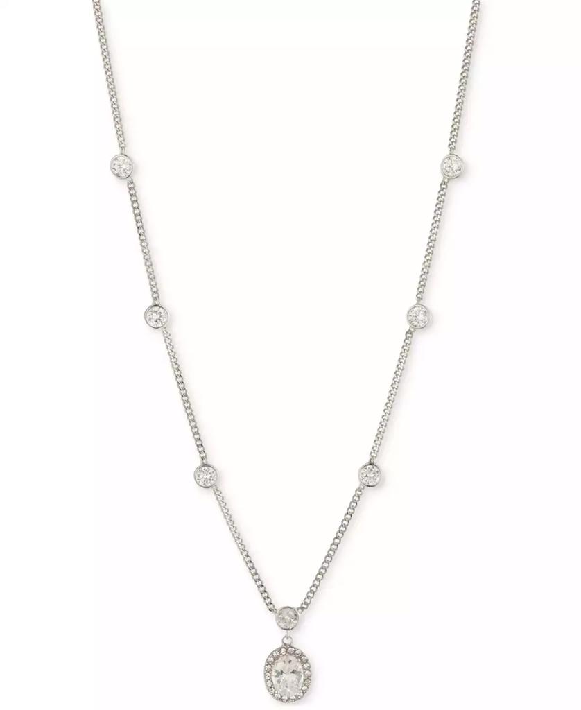 ネックレス・チョーカー Givenchy Crystal Pendant Necklace $78 Givenchy Silver Tone Multi Crystal Y Necklace 404 GN | eBay