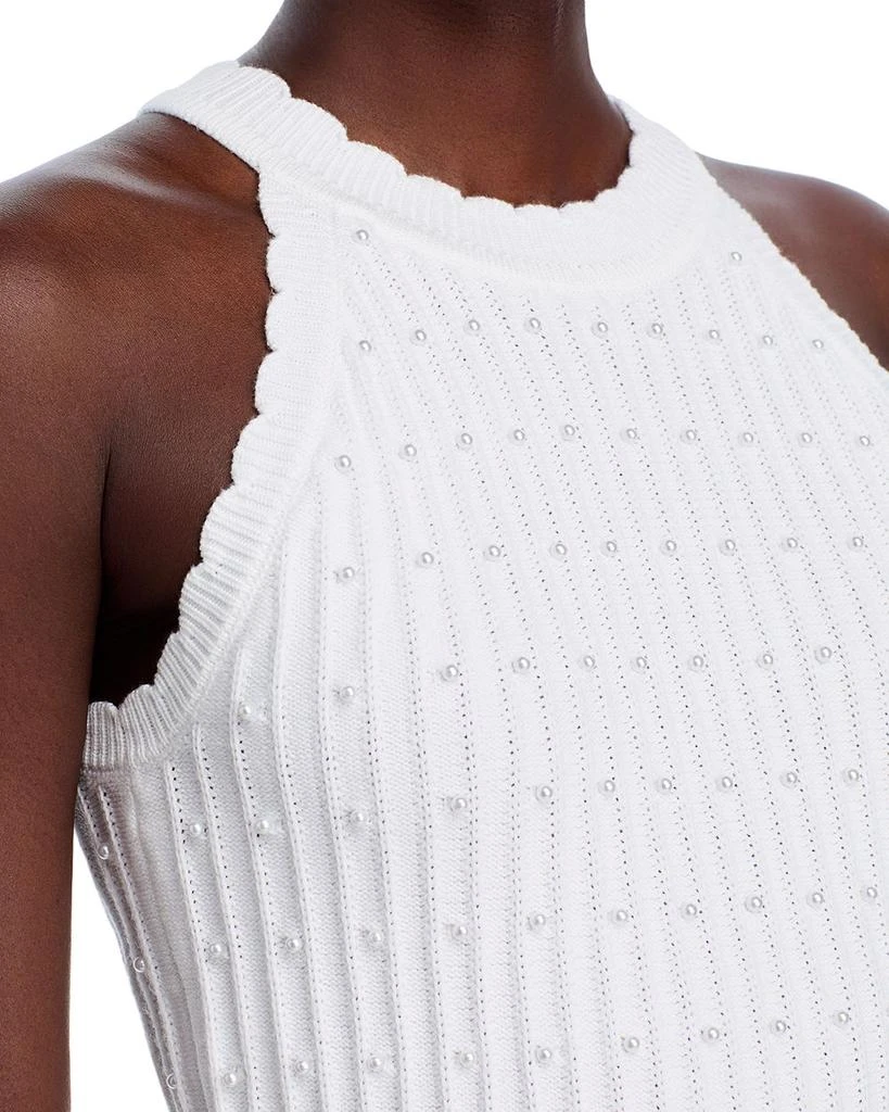 Tahari The Lima Pearl Halter Neck Top 4