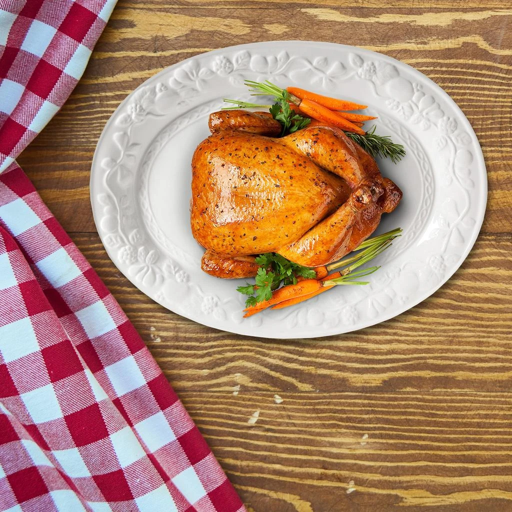 Gibson Home Fruitful 18.75 Inch Oval Platter 2