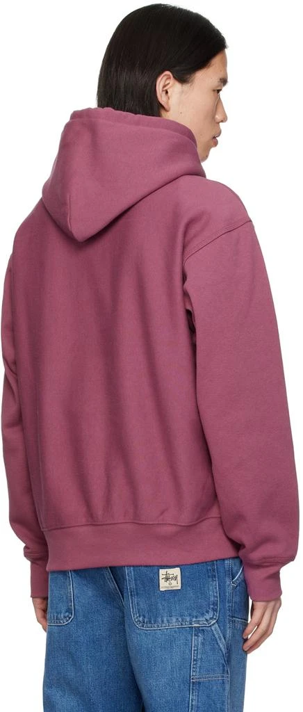 STUSSY Pink 'International' Hoodie 3