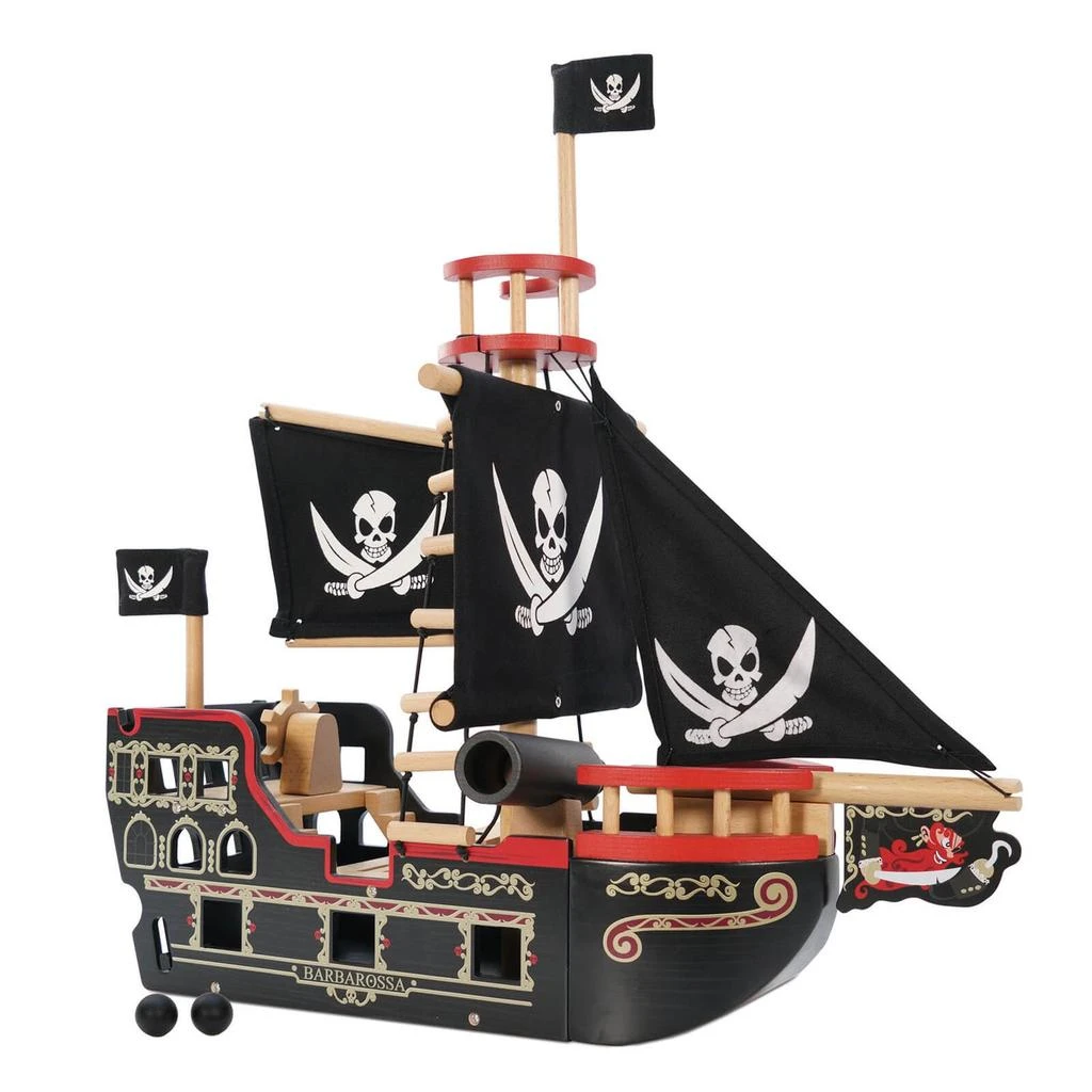 Le Toy Van Le Toy Van Classic Barbarossa Pirate Ship 1