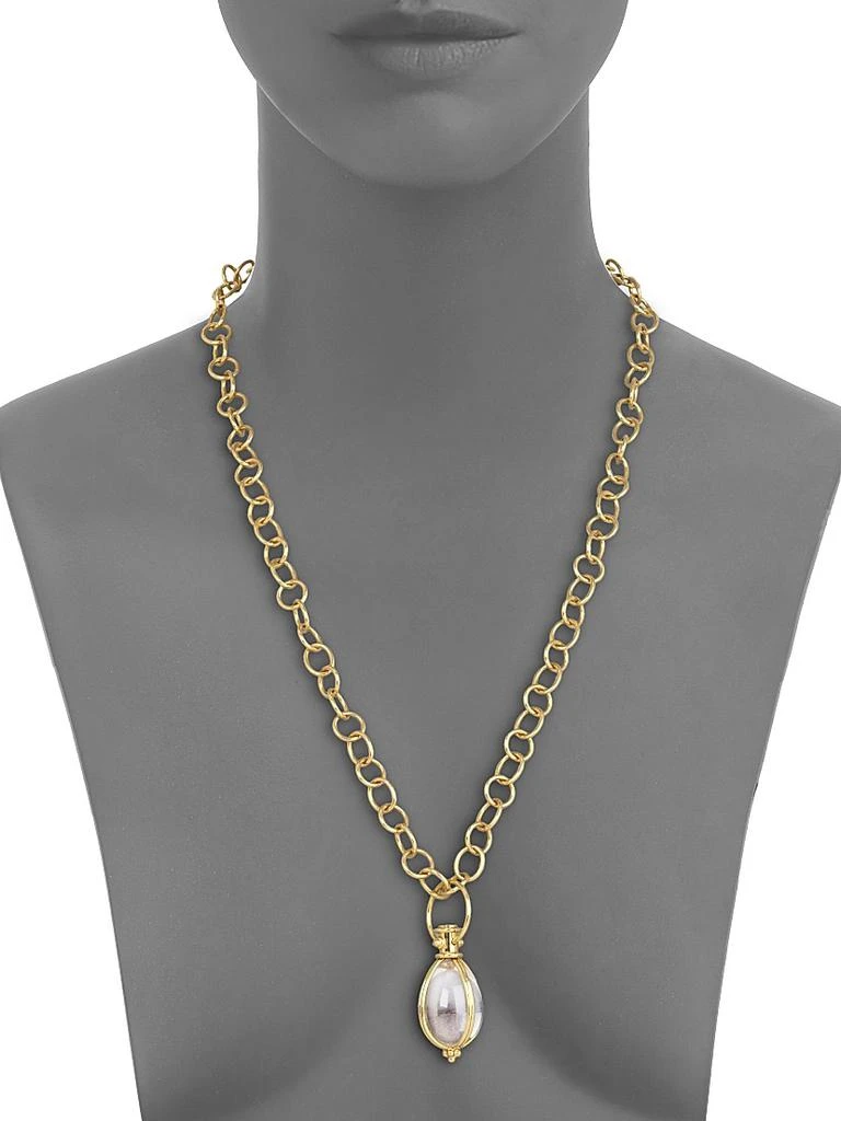 Temple St. Clair Florence86 Rock Crystal 
18K Yellow Gold Amulet 3