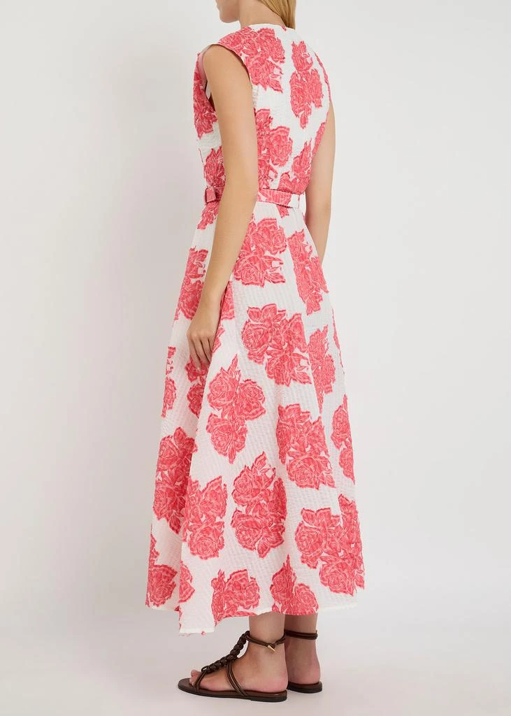 Evi Grintela Caroline floral-printed seersucker midi dress 3