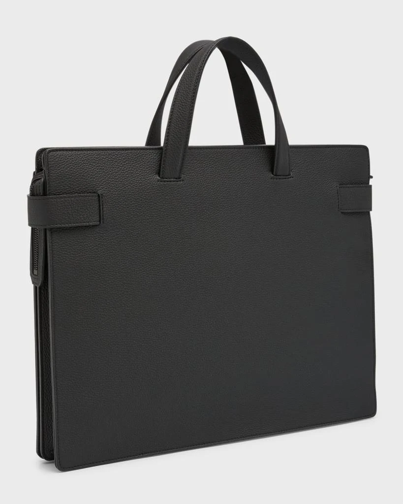 Salvatore Ferragamo Men's Medium Leather Briefcase 7