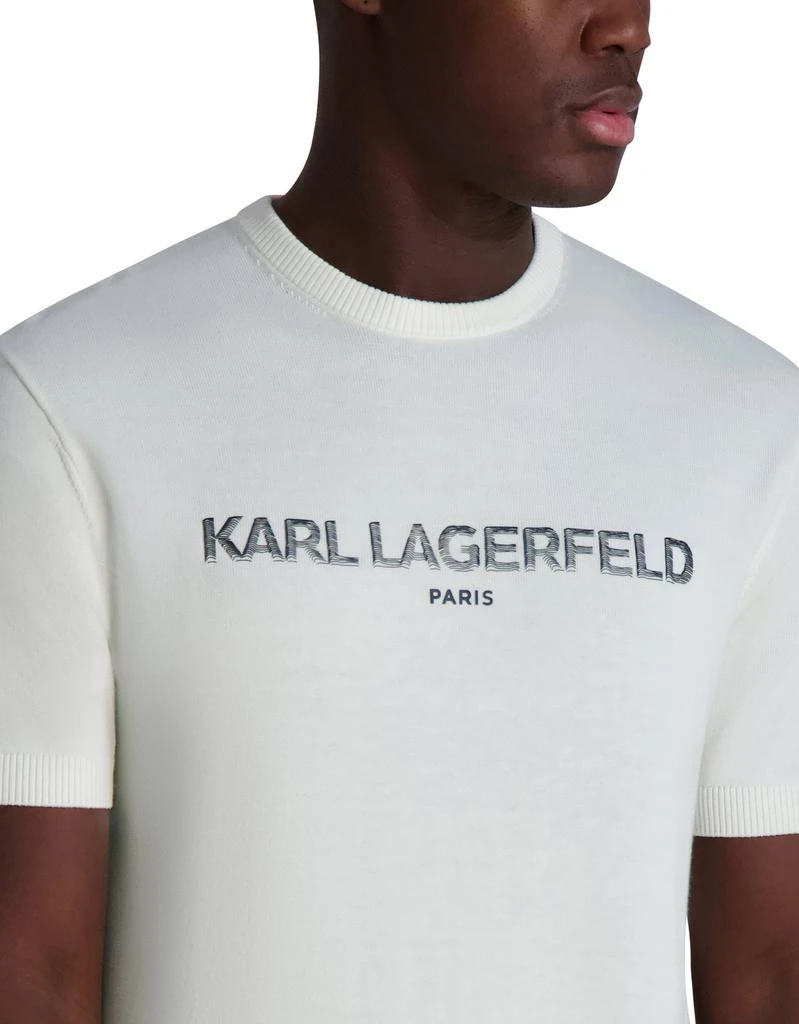 Karl Lagerfeld Paris VISCOSE LOGO TEE SWEATER 5