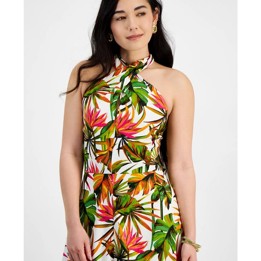INC International Petite Linen-Blend Halter Maxi Dress, Created for Macy's 4