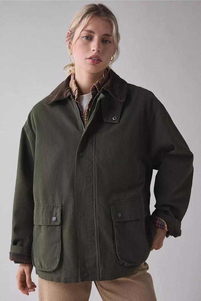 BDG BDG Nina Flannel Lined Cotton Canvas Barn Jacket 4