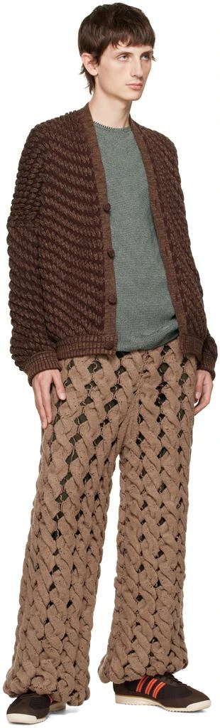 Isa Boulder Brown Basket Sweatpants 4