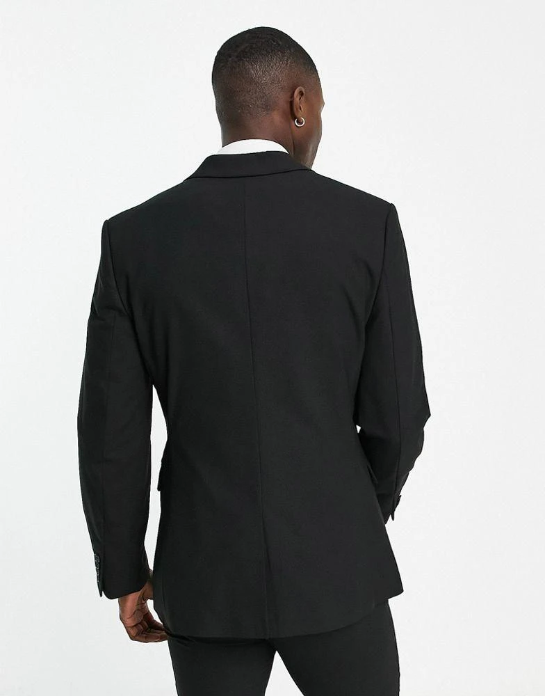 ASOS ASOS DESIGN skinny suit jacket in black 5