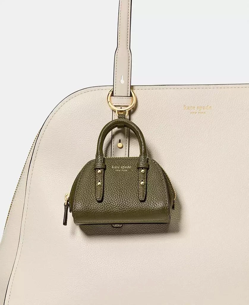 Kate Spade Charmed Pebbled Leather Bag Charm 2