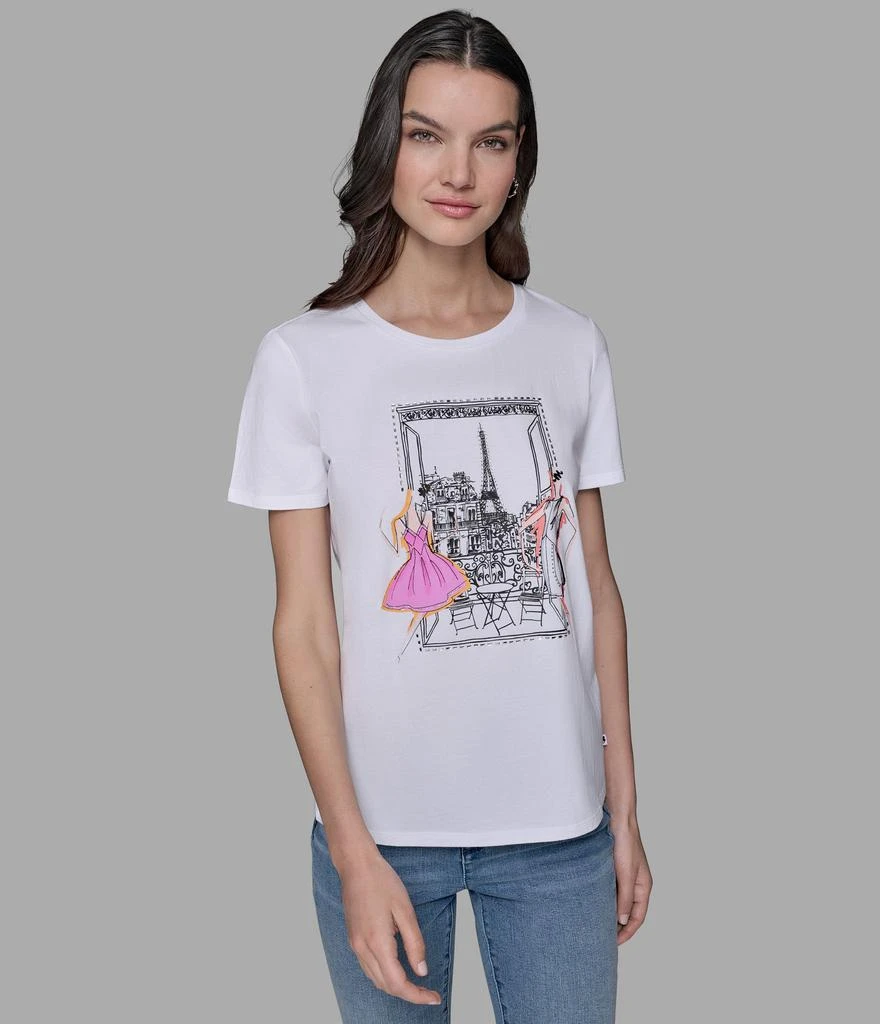 Karl Lagerfeld Paris PARIS SCENE TEE 1